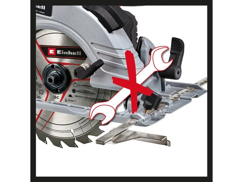 Einhell Akku-Handkreissäge TE-CS 18/190 Li BL Solo 11 Einhell Akku-Handkreissäge TE-CS 18/190 Li BL Solo – Bild 9