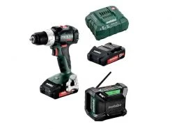 Metabo Akku-Bohrschrauber BS18LTBL + DAB-Radio Kit
