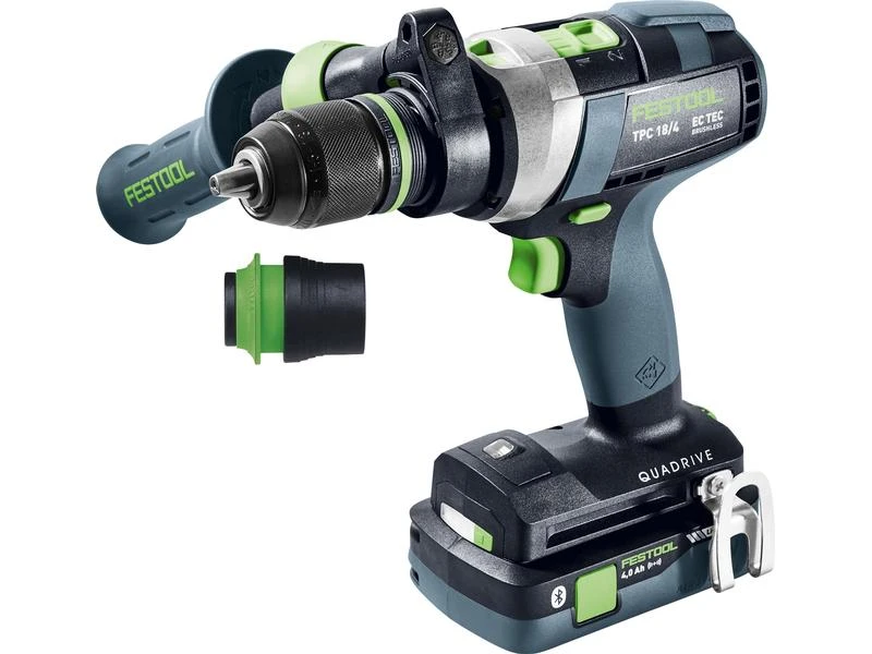 FESTOOL Akku-Schlagbohrschrauber QUADRIVE TPC 18/4 I Set 4 FESTOOL Akku-Schlagbohrschrauber QUADRIVE TPC 18/4 I Set – Bild 2