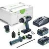 FESTOOL Akku-Schlagbohrschrauber QUADRIVE TPC 18/4 I Set