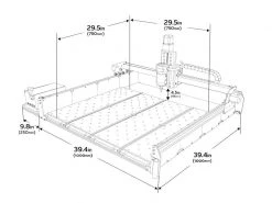 Inventables Fräsmaschine X-Carve V2 1000 mm Bausatz 8 Inventables Fräsmaschine X-Carve V2 1000 mm Bausatz -Multi Tools DE 244974566 xxl