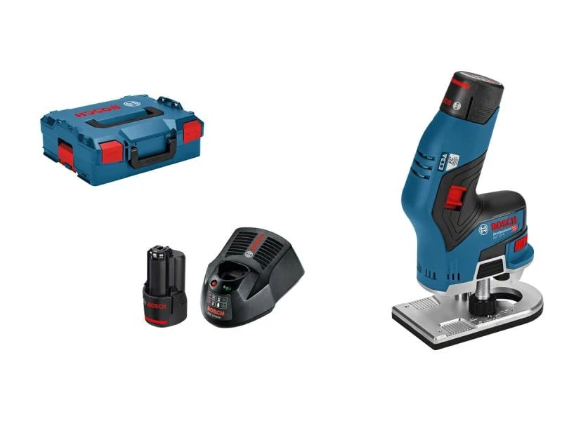 Bosch Professional Akku-Kantenfräse GKF 12V-8, 2 x 3.0Ah, L-Boxx Kit 4 Bosch Professional Akku-Kantenfräse GKF 12V-8, 2 x 3.0Ah, L-Boxx Kit – Bild 2