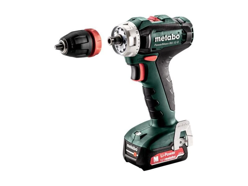 Metabo Akku-Bohrschrauber PowerMaxx BS 12 Q Kit 2 x 2.0 Ah 5 Metabo Akku-Bohrschrauber PowerMaxx BS 12 Q Kit 2 x 2.0 Ah – Bild 3