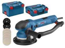 Bosch Professional Exzenterschleifer Kit GET 75-150 mit Zubehör-Set M480